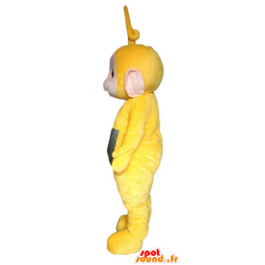 Mascotte de Laa-Laa, le célèbre Télétubbies jaune de dessin animé - MASFR23339 - Mascottes Personnages célèbres