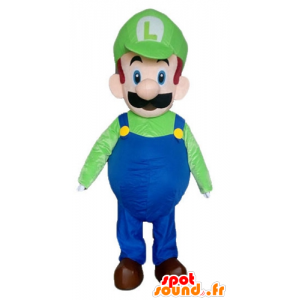 Luigi μασκότ, διάσημο βίντεο χαρακτήρα παιχνίδι - Μασκότ Mario - MASFR23345 - SpotSound.fr