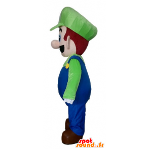 Luigi μασκότ, διάσημο βίντεο χαρακτήρα παιχνίδι - Μασκότ Mario - MASFR23345 - SpotSound.fr