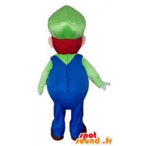 Mascotte de Luigi, célèbre personnage de jeu vidéo - MASFR23345 - Mascottes Mario