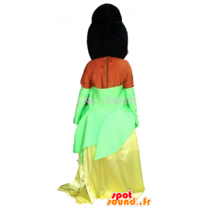 Mascot Prinzessin Tiana vom Küss den Frosch - MASFR23346 - Menschliche Maskottchen