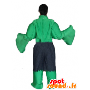 Mascot Hulk beroemde groene Marvel personage - MASFR23349 - Celebrities Mascottes