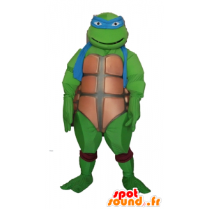 Mascot Leonardo, famoso Blue Turtle Ninja Turtles - MASFR23353 - Celebridades Mascotes