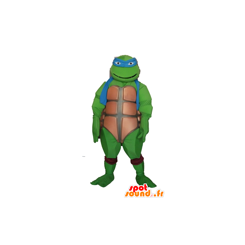 Mascot Leonardo, famoso Blue Turtle Ninja Turtles - MASFR23353 - Celebridades Mascotes