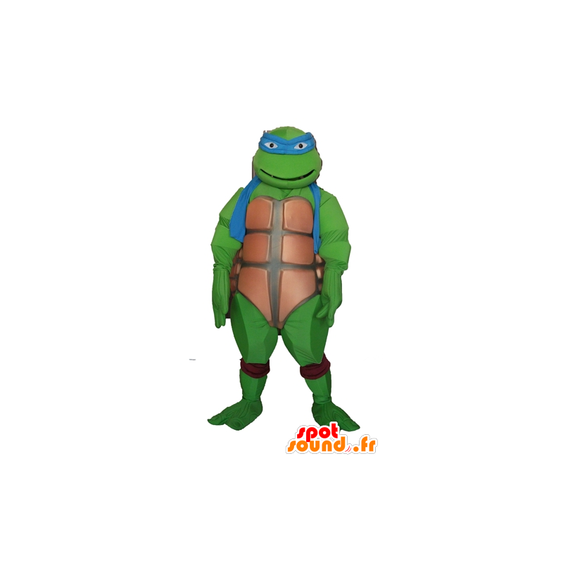 Mascot Leonardo, famous Blue Turtle Ninja Turtles - MASFR23353 - Mascots famous characters