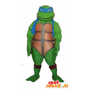 Mascot Leonardo, famous Blue Turtle Ninja Turtles - MASFR23353 - Mascots famous characters