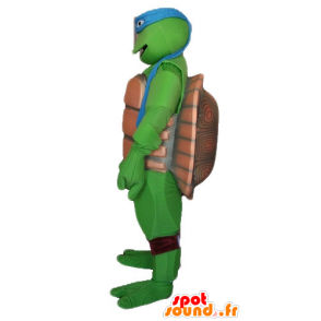 Mascot Leonardo, berühmten Blue Turtle Ninja Turtles - MASFR23353 - Maskottchen berühmte Persönlichkeiten