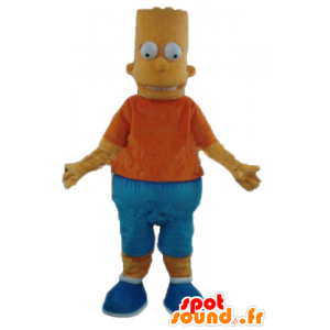 Mascotte Bart, famoso personagem Simpsons amarelas - MASFR23357 - Mascotes Os Simpsons