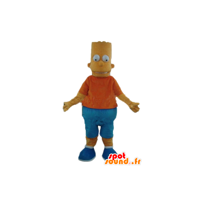 Famoso personaje Simpsons amarilla Mascotte Bart - MASFR23357 - Mascotas de los Simpson