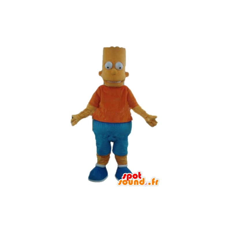 Mascot Bart, den berømte gule karakter af Simpsons - Spotsound