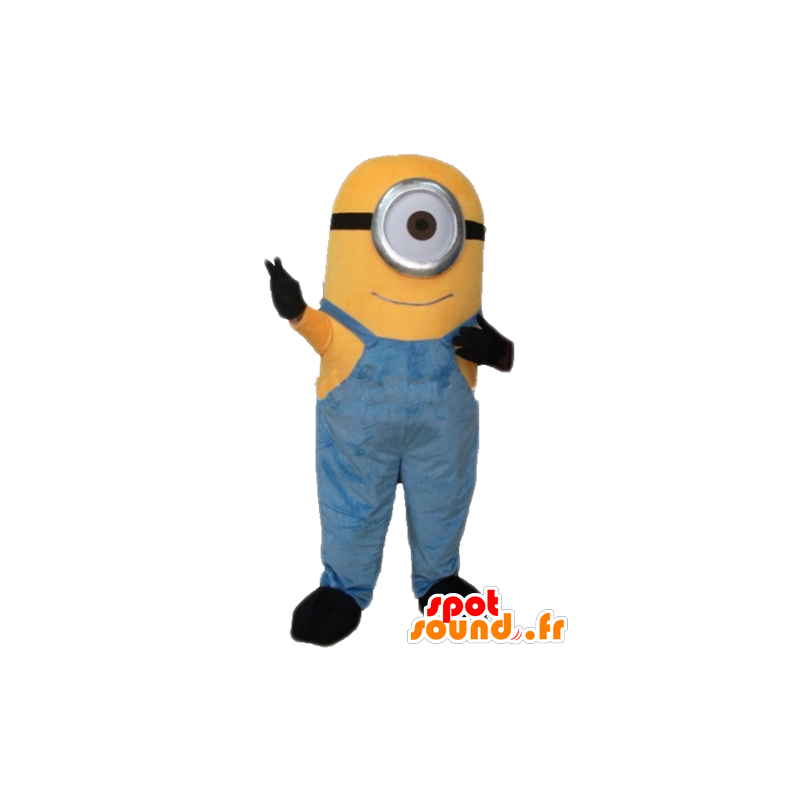 Minion mascot, yellow cartoon character - MASFR23358 - Mascots famous characters