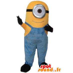 Mascot Minion, geel stripfiguur - MASFR23358 - Celebrities Mascottes