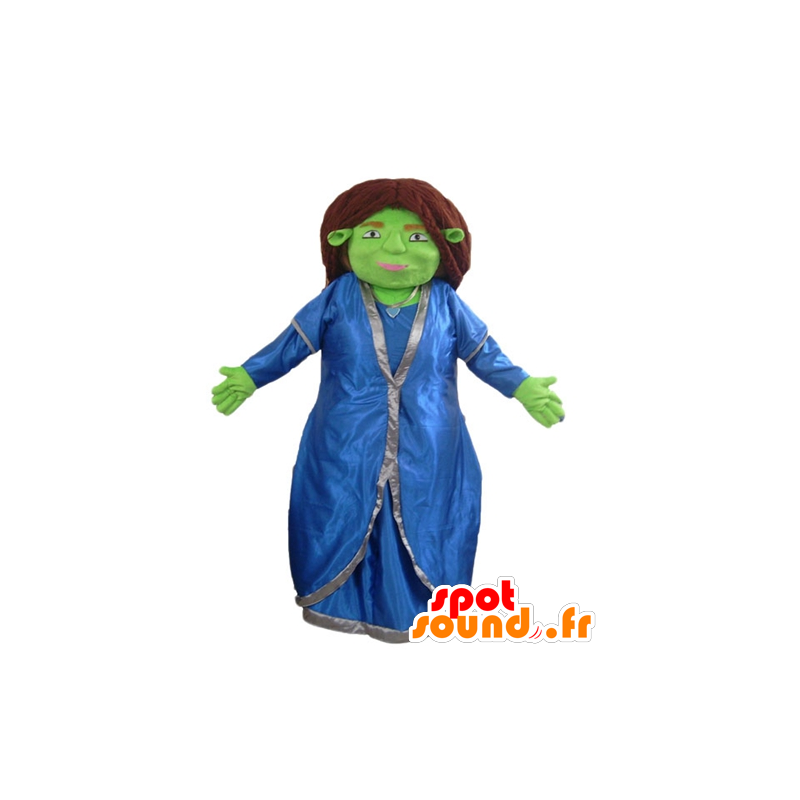 Fiona mascote, famoso companheiro do Shrek - MASFR23362 - Shrek Mascotes