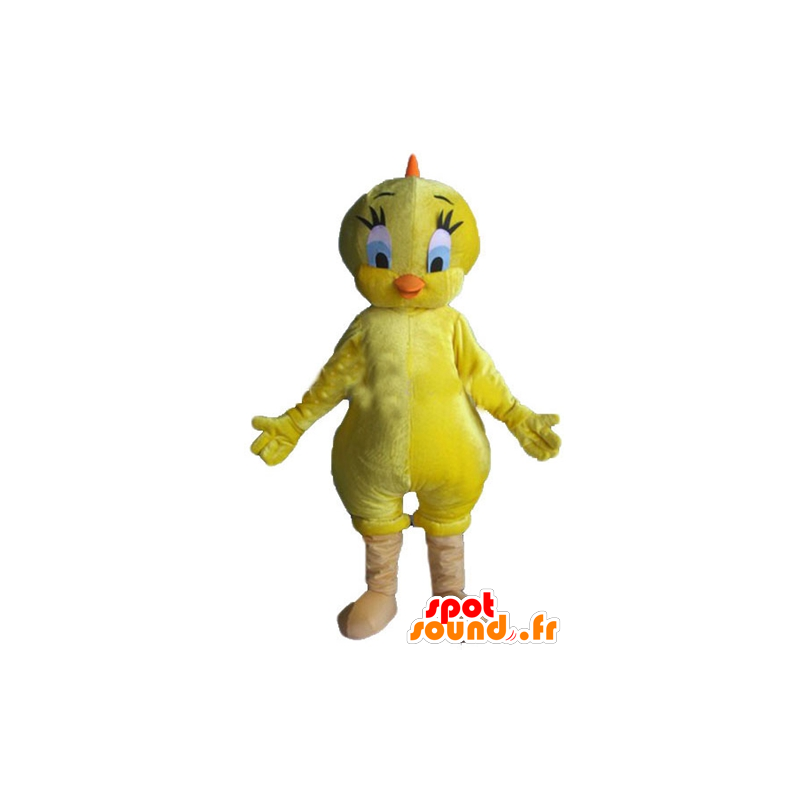 Mascotte de Titi, célèbre canari jaune des Looney Tunes - MASFR23367 - Mascottes TiTi et Grosminet