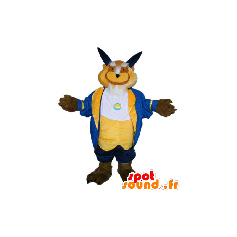 Mascot van het beest, het beroemde karakter van Beauty and the Beast - MASFR23371 - Celebrities Mascottes