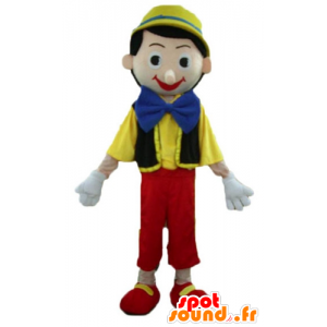 Mascot av Pinocchio, den berømte tegneseriefigur - MASFR23372 - Maskoter Pinocchio