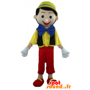 Pinocchio maskot, berömd seriefigur - Spotsound maskot