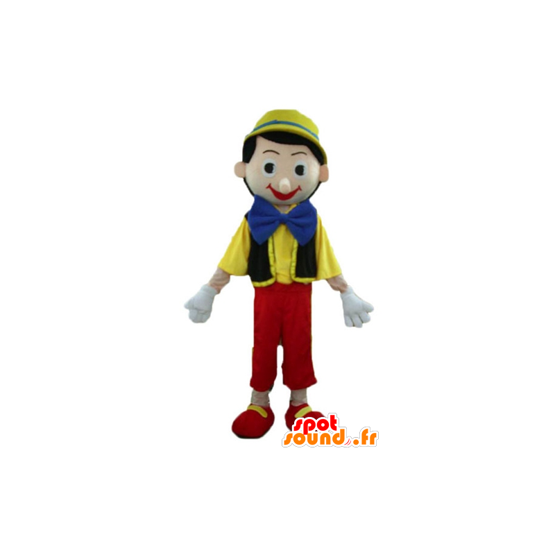 Mascot av Pinocchio, den berømte tegneseriefigur - MASFR23372 - Maskoter Pinocchio
