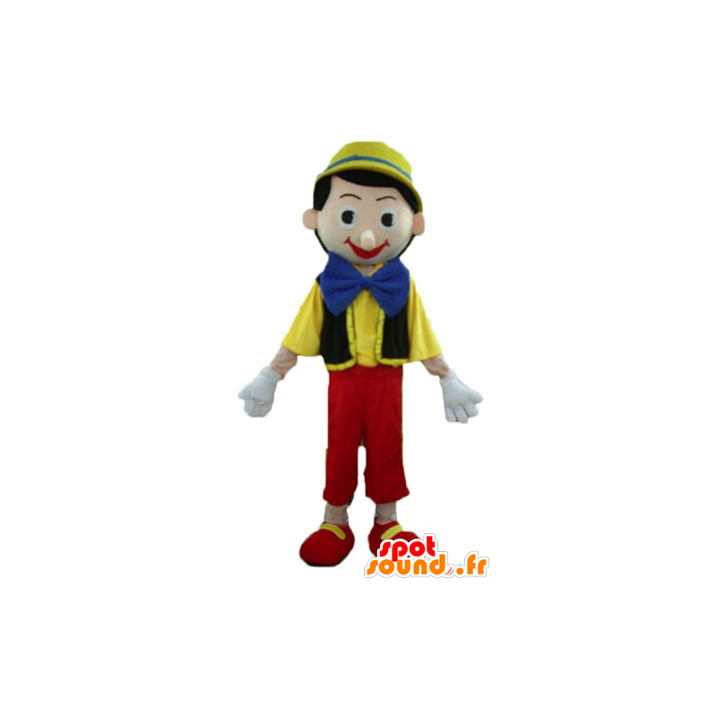 Mascot van Pinocchio, de bekende stripfiguur - MASFR23372 - mascottes Pinocchio