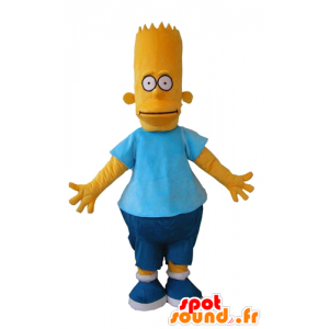 Mascotte Bart Simpson, která je známá kreslená postavička - MASFR23374 - Maskoti The Simpsons