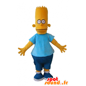 Mascotte de Bart Simpson, célèbre personnage de dessin animé - MASFR23374 - Mascottes Les Simpson
