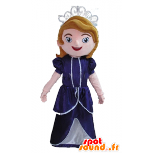 Königin Maskottchen Cartoon Prinzessin - MASFR23378 - Menschliche Maskottchen