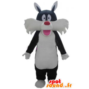 Sylvester Mascot beroemde zwarte kat cartoon - MASFR23379 - Mascottes TiTi en Sylvester