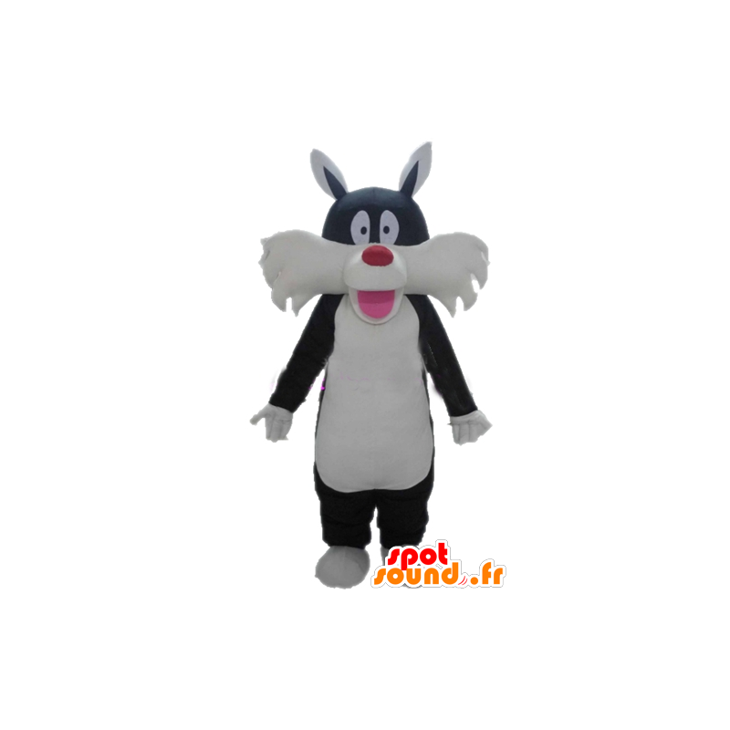 Famoso dibujo animado del gato negro Sylvester Mascot - MASFR23379 - Silvestre y Piolín mascotas