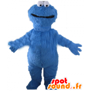 Mascotte de Grover, célèbre monstre bleu de Sésame street - MASFR23382 - Mascottes Personnages célèbres