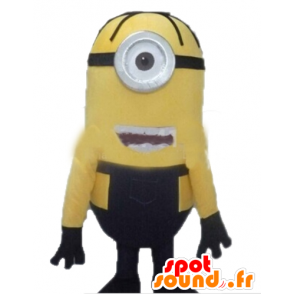 Mascot Minion, caráter amarelo famoso desenho animado - MASFR23383 - Celebridades Mascotes