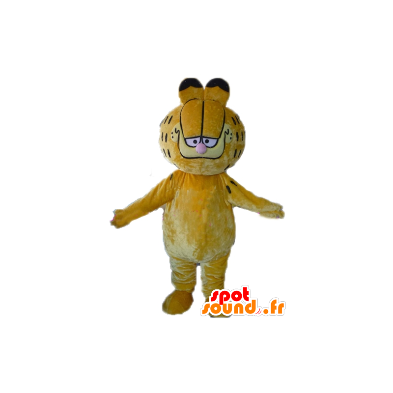 Garfield mascote, laranja famoso gato dos desenhos animados - MASFR23384 - Garfield Mascotes