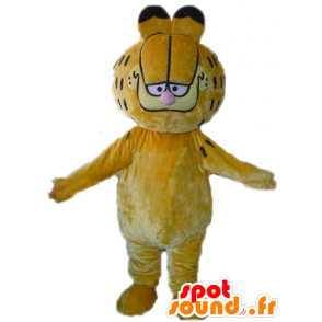 Garfield μασκότ, διάσημη πορτοκαλί γάτα κινούμενων σχεδίων - Μασκότ Γκάρφιλντ - MASFR23384 - SpotSound.fr