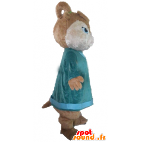 Brown-Eichhörnchen Maskottchen, Alvin und die Chipmunks - MASFR23387 - Maskottchen Eichhörnchen