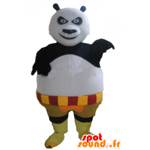 Mascot Po, o panda famoso desenho animado Kung Fu Panda - MASFR23389 - Celebridades Mascotes