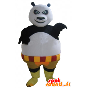 Mascotte de Po, le célèbre panda du dessin animé Kung Fu Panda - MASFR23389 - Mascottes Personnages célèbres