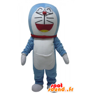 Mascotte de Doraemon, célèbre chat bleu de manga - MASFR23393 - Mascottes Personnages célèbres
