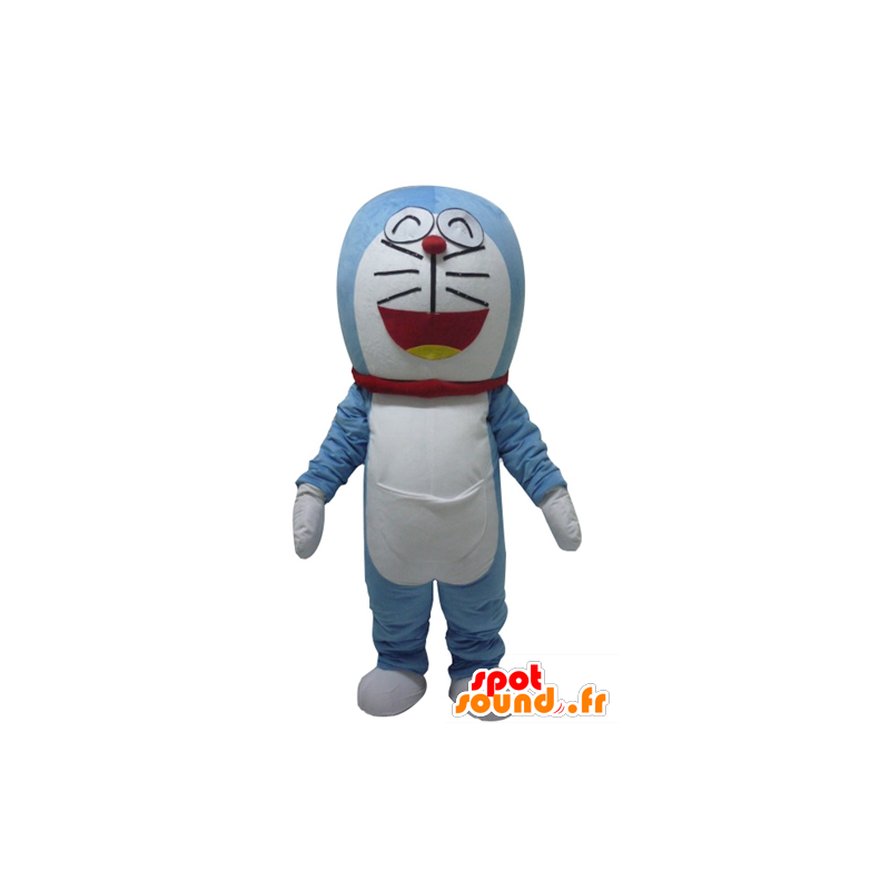 Doraemon mascot, the famous blue cat manga - MASFR23393 - Mascots famous characters