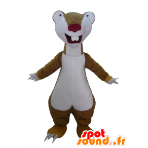 Sid mascot, the famous lazy brown in the Ice Age - MASFR23394 - Mascots famous characters