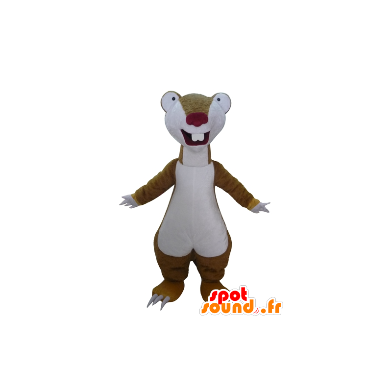 Sid mascot, the famous lazy brown in the Ice Age - MASFR23394 - Mascots famous characters