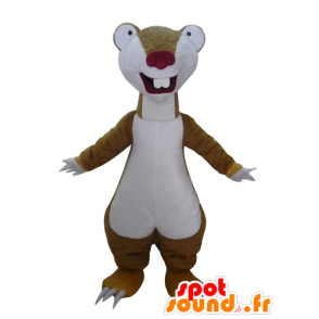 Sid mascot, the famous lazy brown in the Ice Age - MASFR23394 - Mascots famous characters