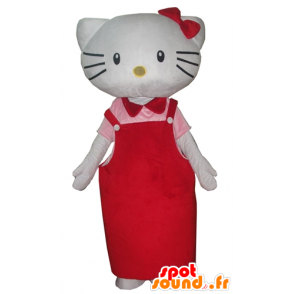 Mascot Hello Kitty, de beroemde Japanse cartoon kat - MASFR23399 - Hello Kitty Mascottes