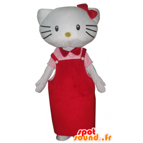 Mascot Hello Kitty, kuuluisa japanilainen sarjakuva kissa - MASFR23399 - Hello Kitty Maskotteja
