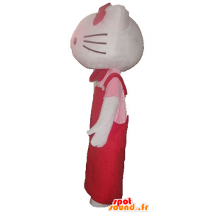 Mascot Hello Kitty, the famous Japanese cartoon cat - MASFR23399 - Mascots Hello Kitty