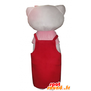 Mascot Hello Kitty, de beroemde Japanse cartoon kat - MASFR23399 - Hello Kitty Mascottes