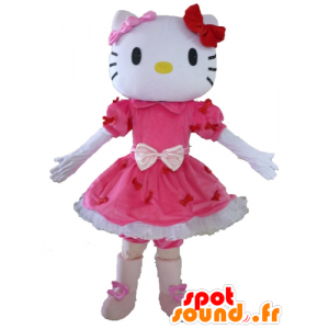 Mascot Hello Kitty, den berømte japanske tegneserie katt