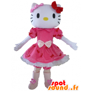 Mascot Hello Kitty, the famous Japanese cartoon cat - MASFR23400 - Mascots Hello Kitty