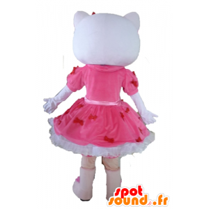 Mascot Hello Kitty, the famous Japanese cartoon cat - MASFR23400 - Mascots Hello Kitty