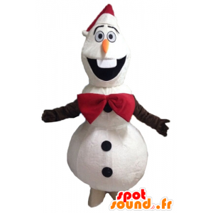 雪の女王の有名な雪だるま、マスコットオラフ-MASFR23402-有名なキャラクターのマスコット