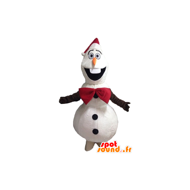 Mascot Olaf kuuluisa Lumiukko Snow Queen - MASFR23402 - julkkikset Maskotteja