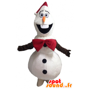 Mascot Olaf kuuluisa Lumiukko Snow Queen - MASFR23402 - julkkikset Maskotteja